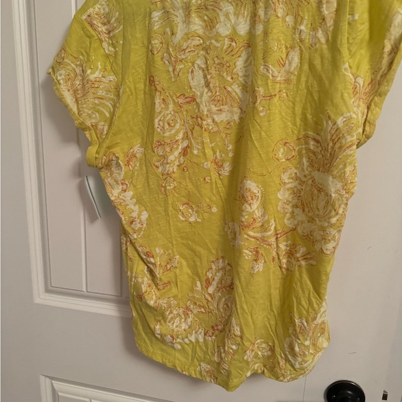 Lemon green blouse size X1 by anthropologie BNNBW - Picture 4 of 5
